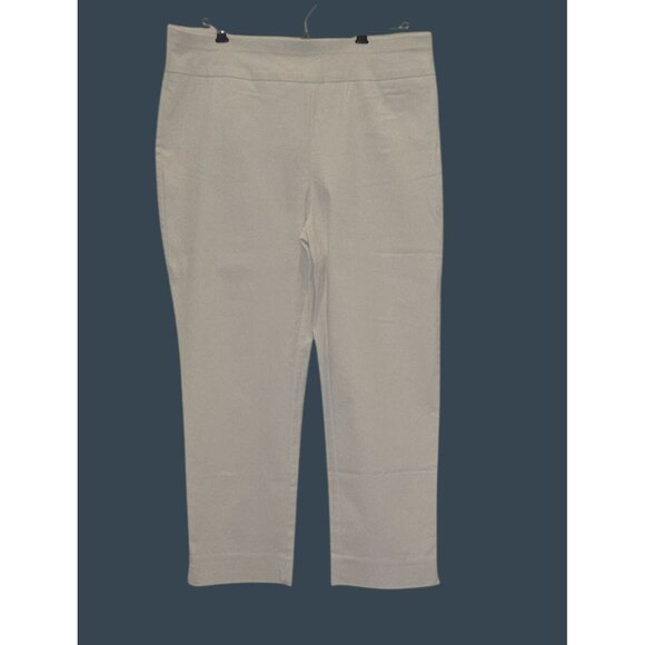 Chico's So Slimming White Slim Stretch Size 1.5 Women's Size 10 Crop Fit NTW - Picture 1 of 10